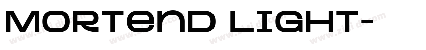 Mortend Light字体转换
